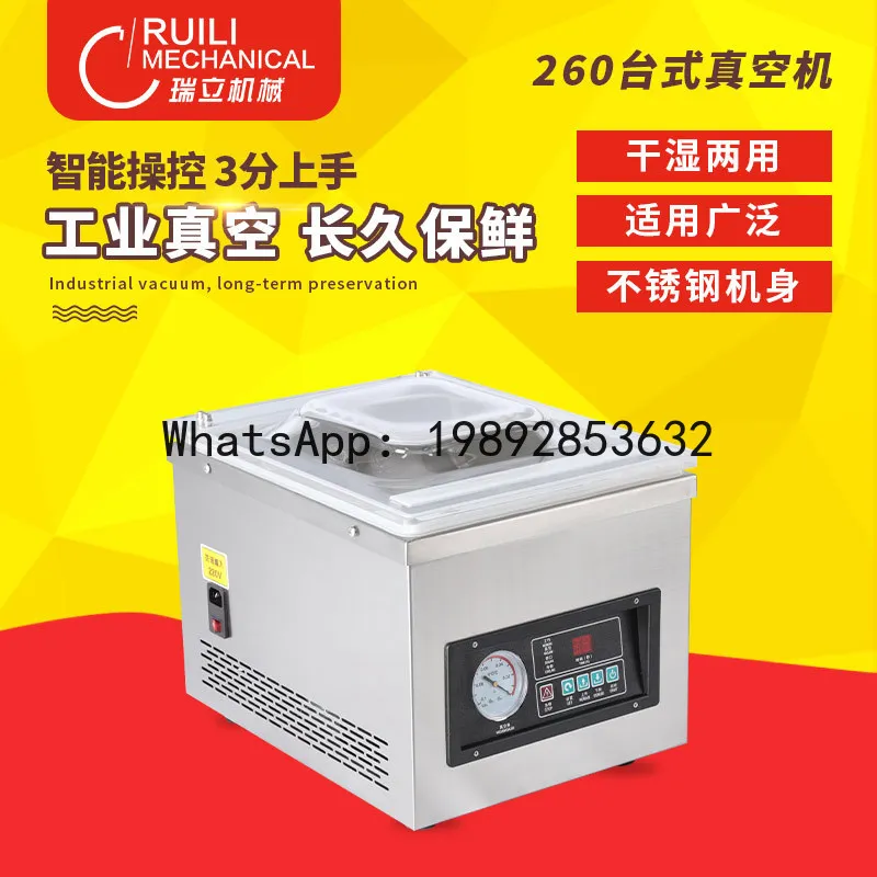 XL Desktop Vacuum Packaging Machine Food Vacuum Machine Single Chamber Vacuum Machine