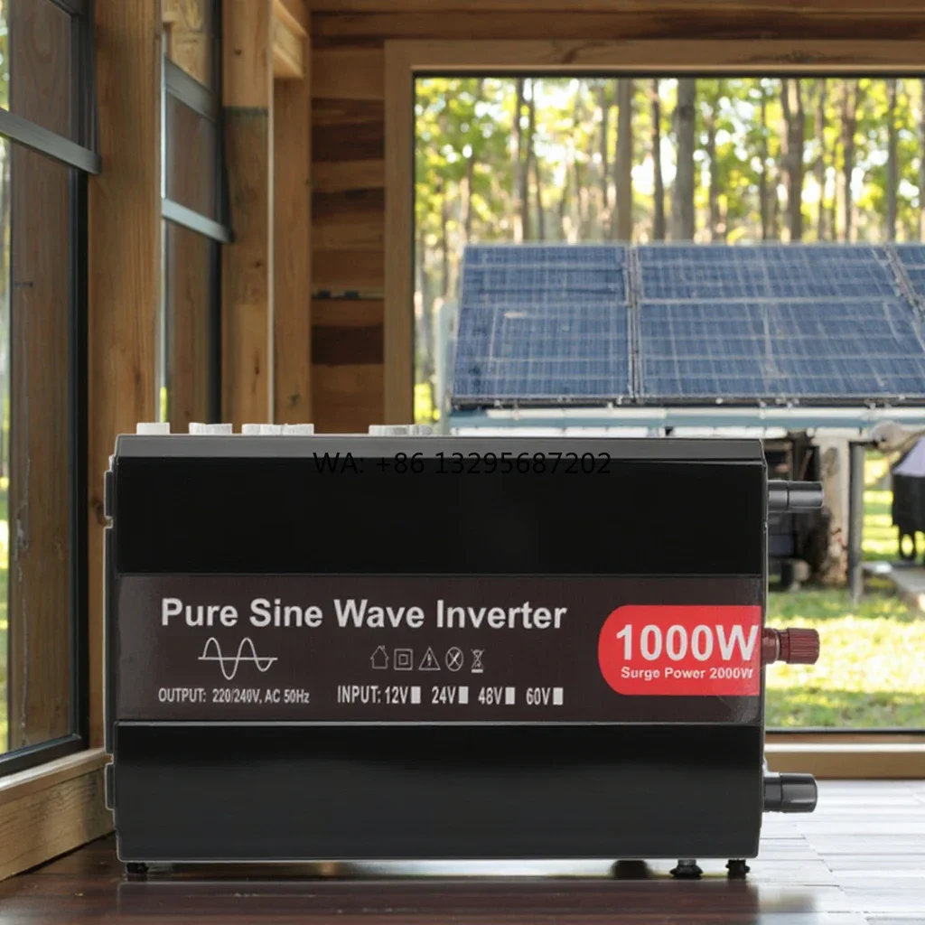 

Single Output DC/AC Inverters 1000w 12v 24v 220v Off Grid Modified Sine Wave Power Inverter for Home Use Off-gird Solar System