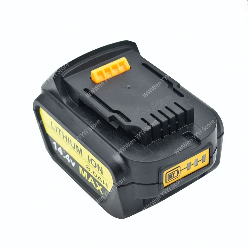 DCB141 14.4V do elektronarzędzi Dewalt 8.0Ah akumulator DCB142 DCD735L2 DCF835C2 DCF835L2 DCL030 DCB140 akumulator litowo-jonowy