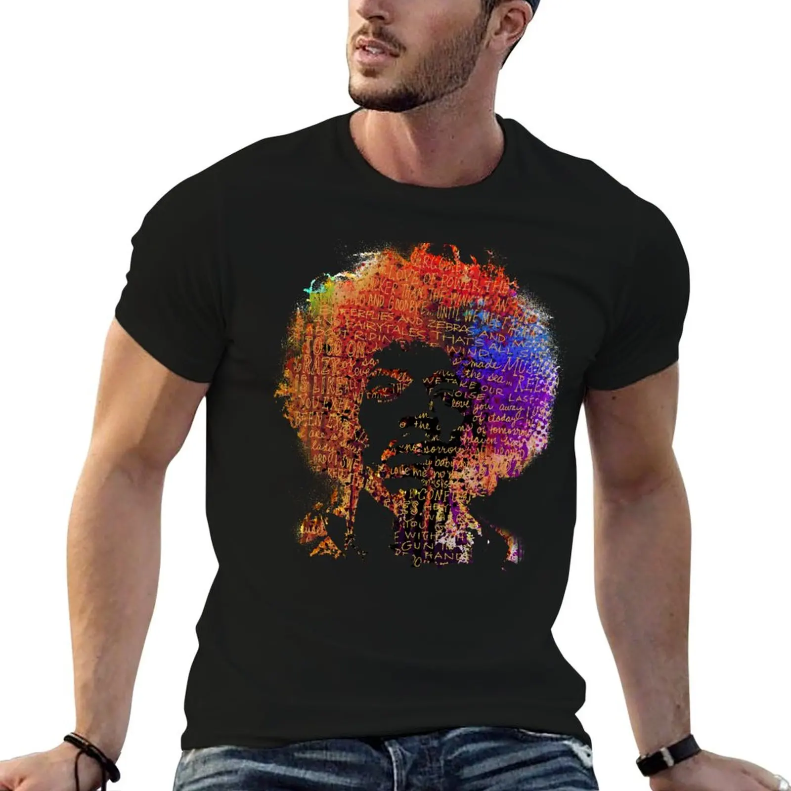ROCK ART / guitar legend / new T-Shirt Large Size Casual Short Sleeve Top