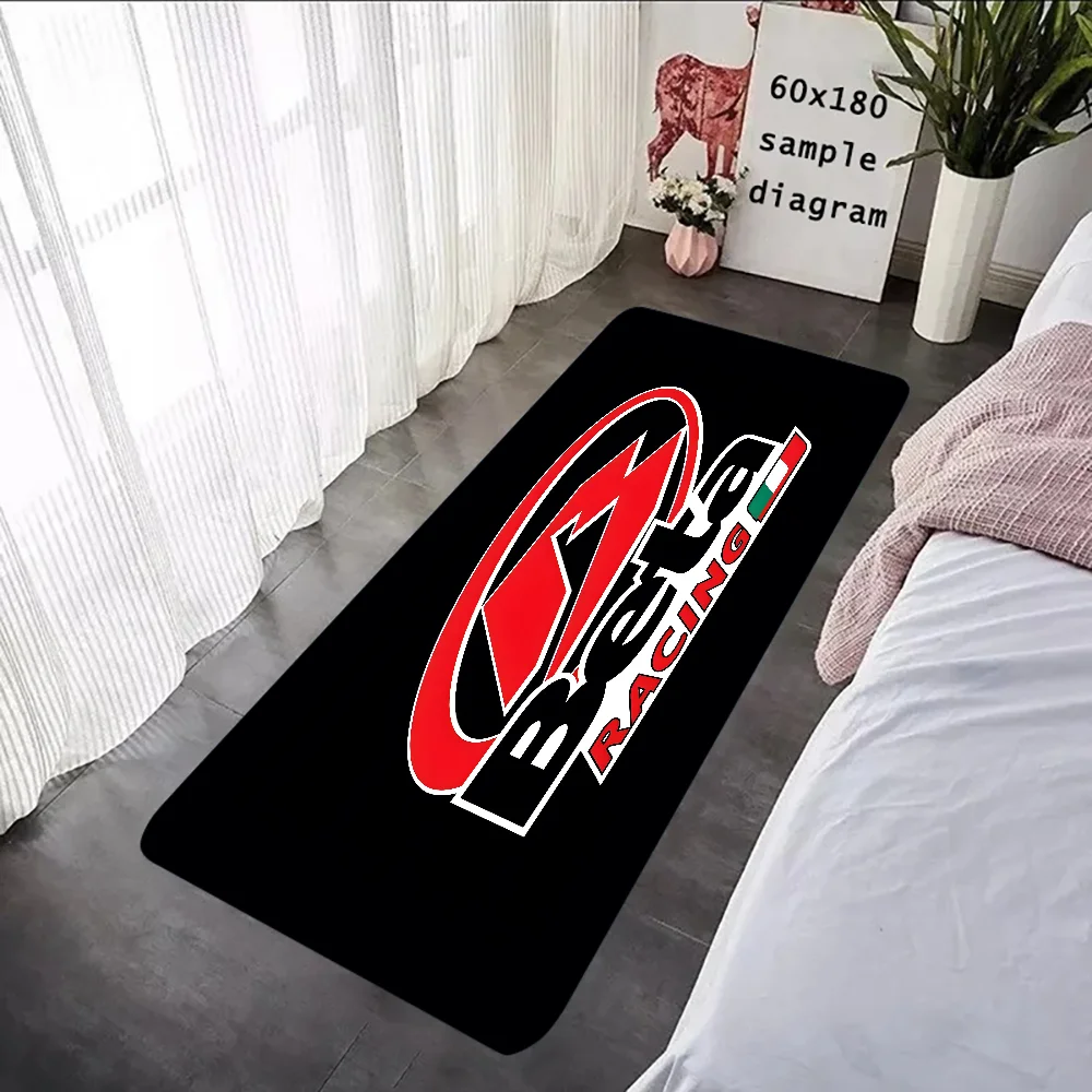 B-Beta-Racing Floor Mat Graphic Printed Flannel Doormats for Bathroom Kitchen Entrance Carpet Home Decor