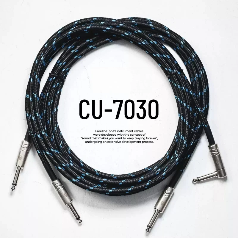 For Free The Tone CU-7030 Instrument Cable, Guitar & Bass Shielded Connection Cord