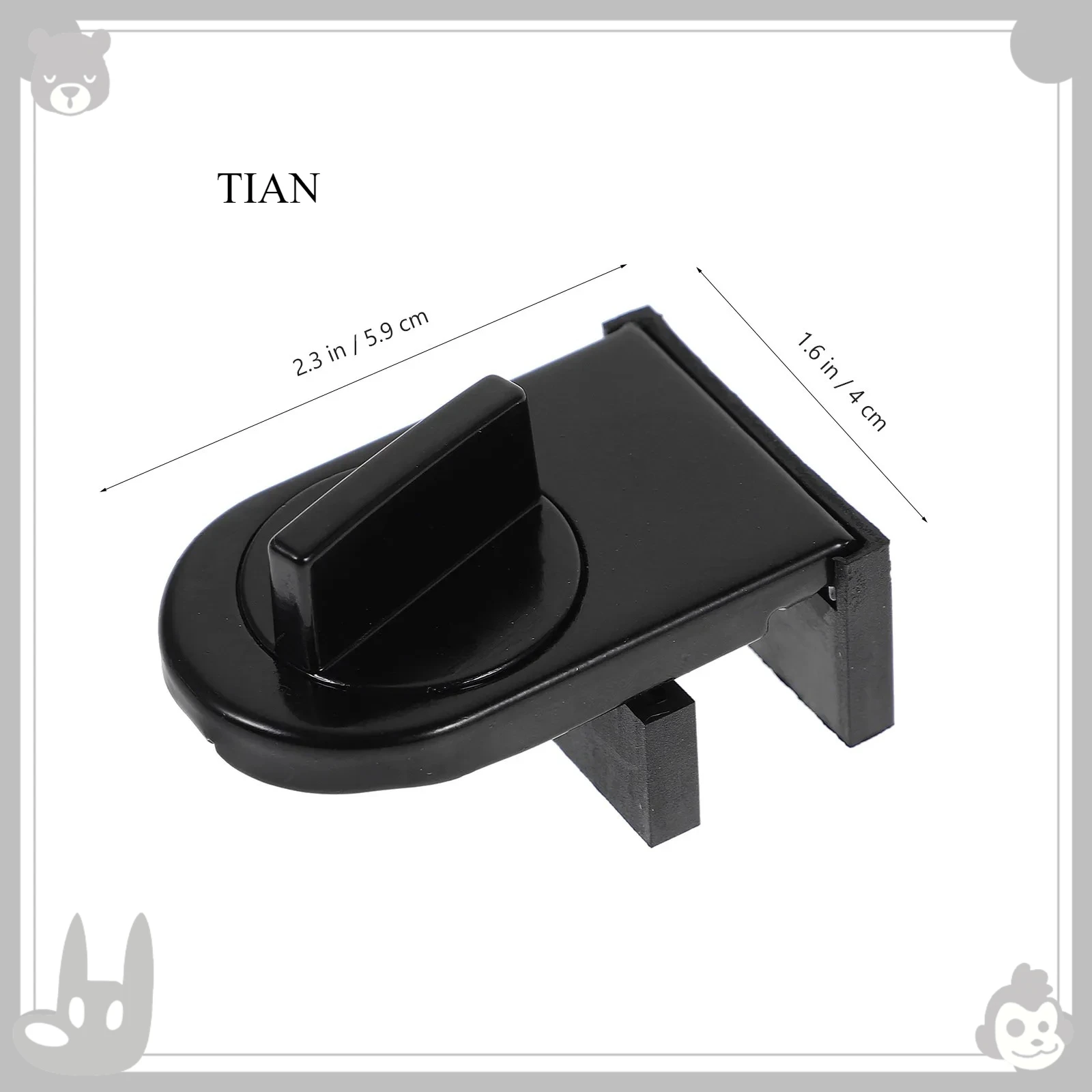 Window Safety Lock for Sliding Doors Aluminum Alloy Child Proof Sliding Window Lock Ventilation Secure Strong Non Slip Base No