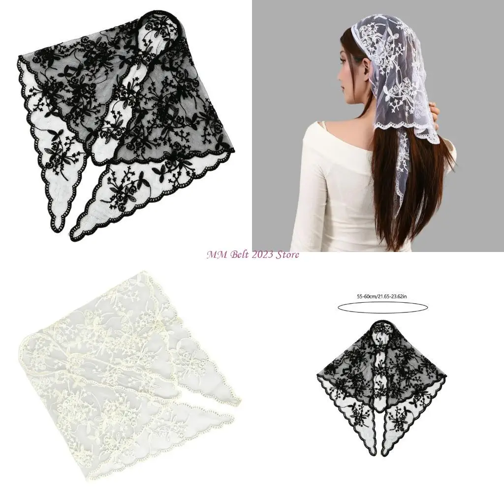 

49ME Fashionable Turban Bridal Headscarf Hair Accessory With Veil For Celebrations