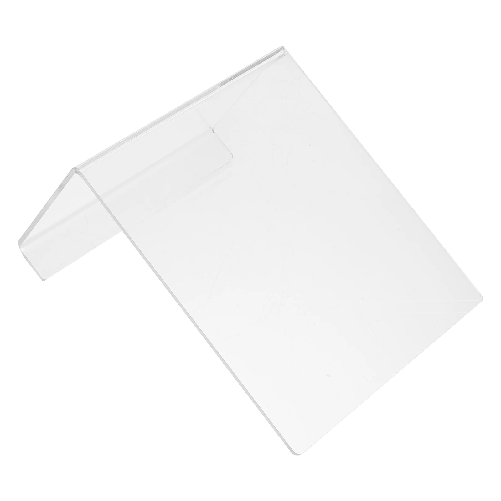 

Acrylic Book Stand Transparent Bookshelf For Desk Office Study Room Display Holder Magazine Rack Desktop Bookend Organizer Clear