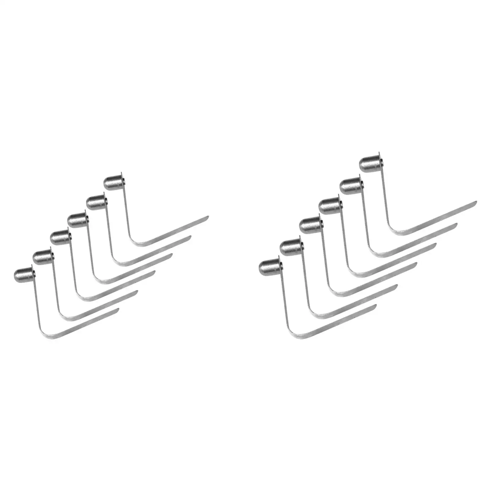Outdoor Kayak Paddle Spring Clips Stainless Steel Tent Tube Buckles Secure Fasteners for Camping and Trekking