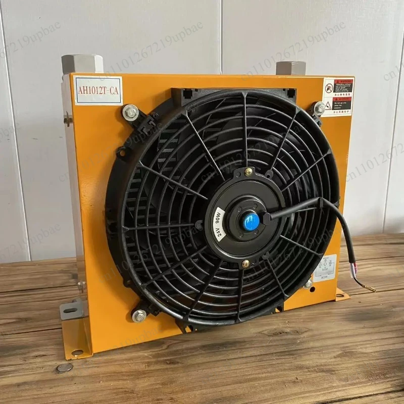 AH1012T‑CA Hydraulic Air Cooler Oil Radiator 100L/min 1400rpm 12V/24V/220V/380V for Hydraulic Fuel Tank Cooling