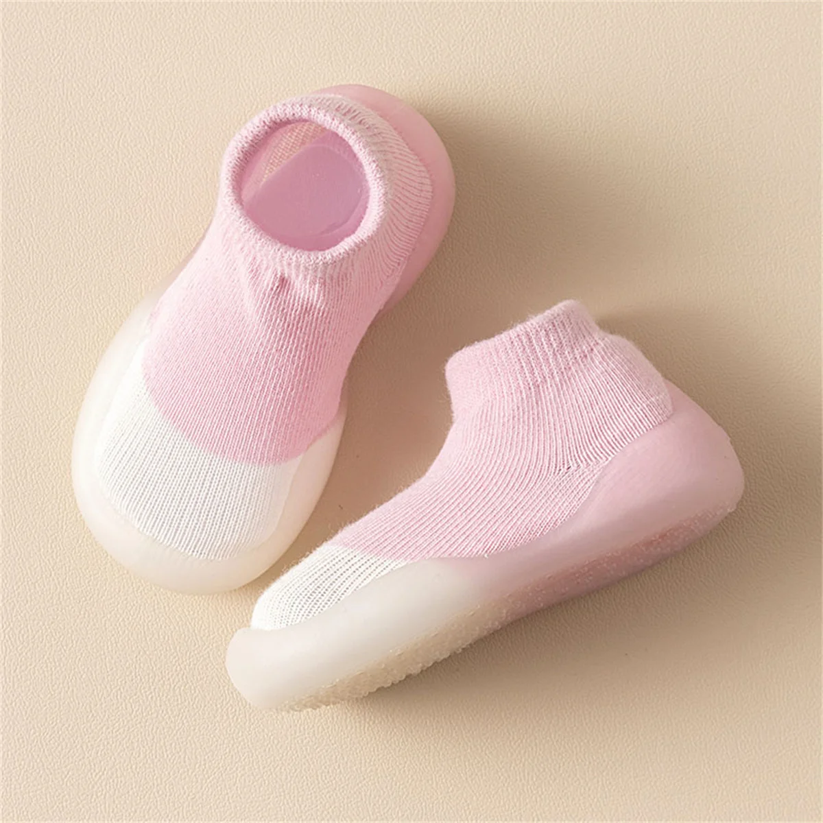 Yibubu-Chaussons en tricot coordonnants pour bébés, chaussures décontractées pour tout-petits, semelle souple en caoutchouc, sol pieds nus, premiers marcheurs, nourrissons, garçons, filles, enfants