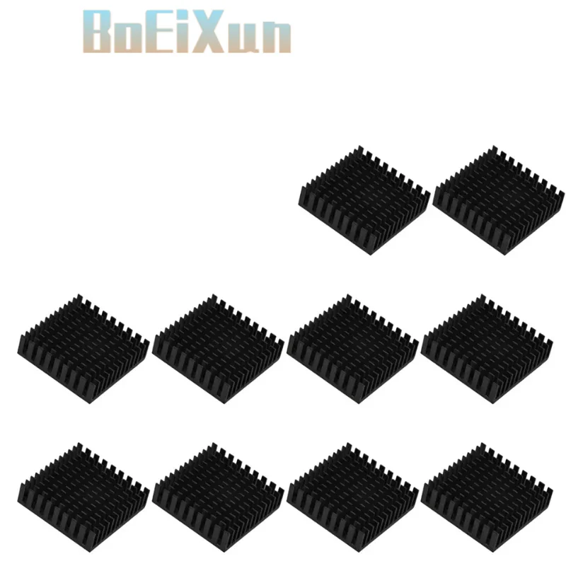 1/5/10PCS Electronic Heatsink Radiator Cooler Radiator 40X40X11MM High Quality Black Slot Heat Sink