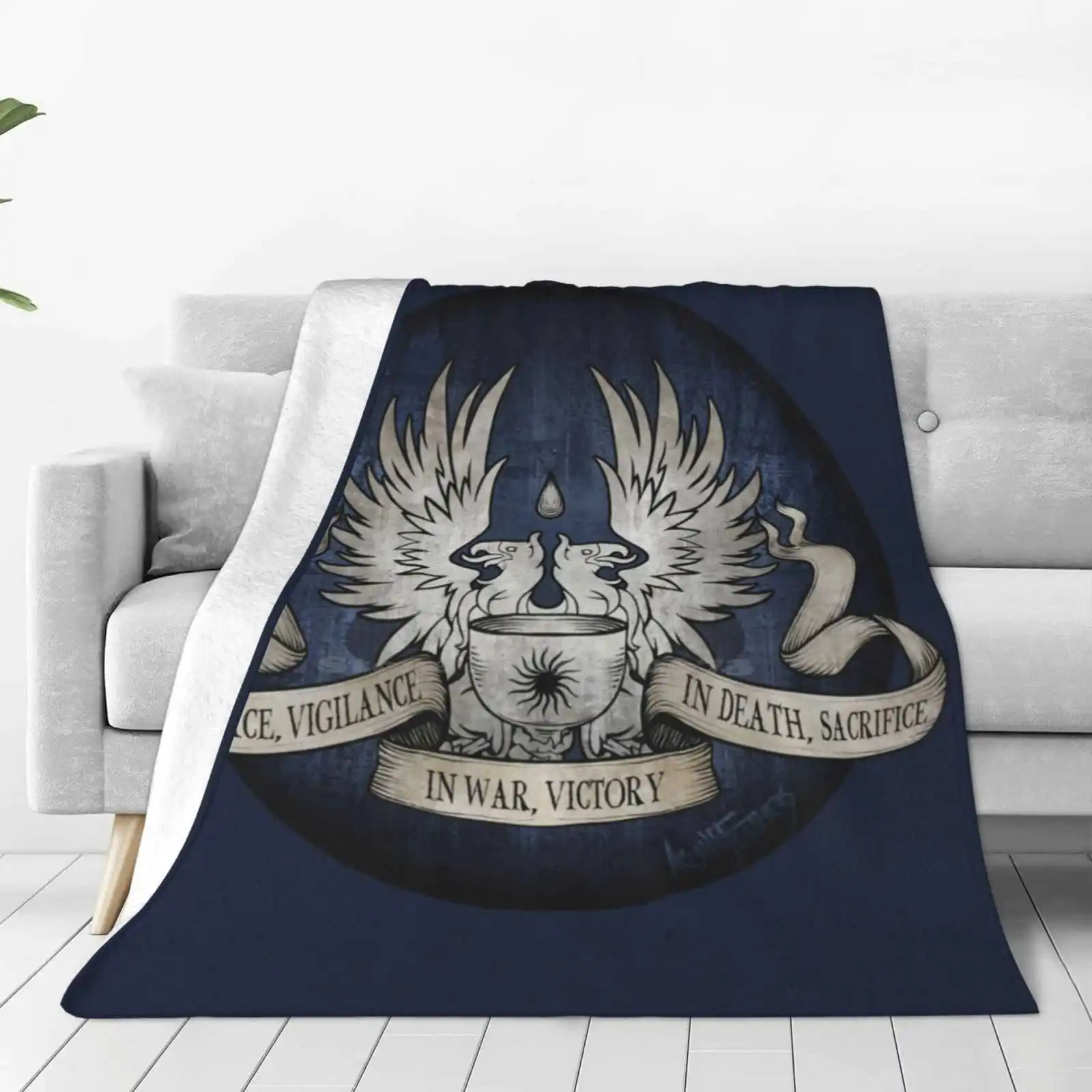 Dragon Age : Grey Warden Rite Fashion Soft Warm Throw Blanket Dragon Age Origins Hero Of Ferelden The Warden Blue Griffons