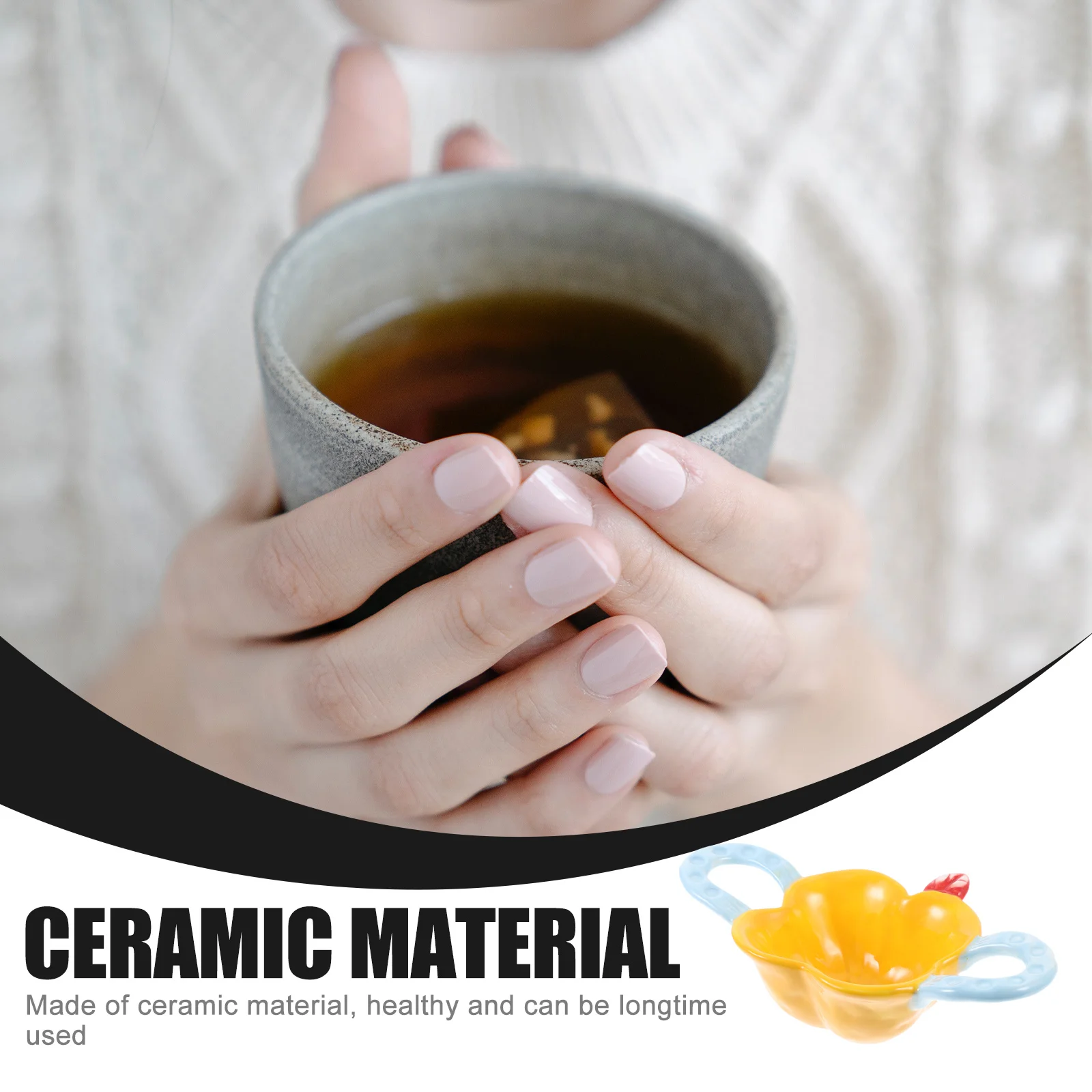 

Tea Accessories Reusable Steeper Drainers Strainer Filter Strainers Screen Ceramic Infuser