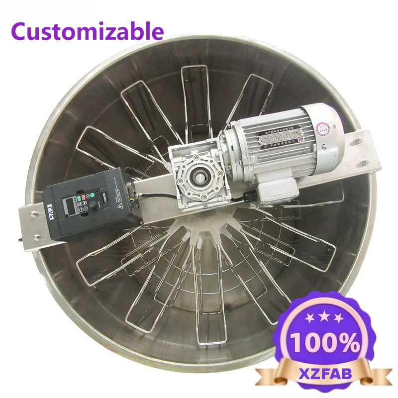 Factory Direct 2026 12-Frame Export Stainless Steel Electric Honey Shaker, Automatic Centrifuge