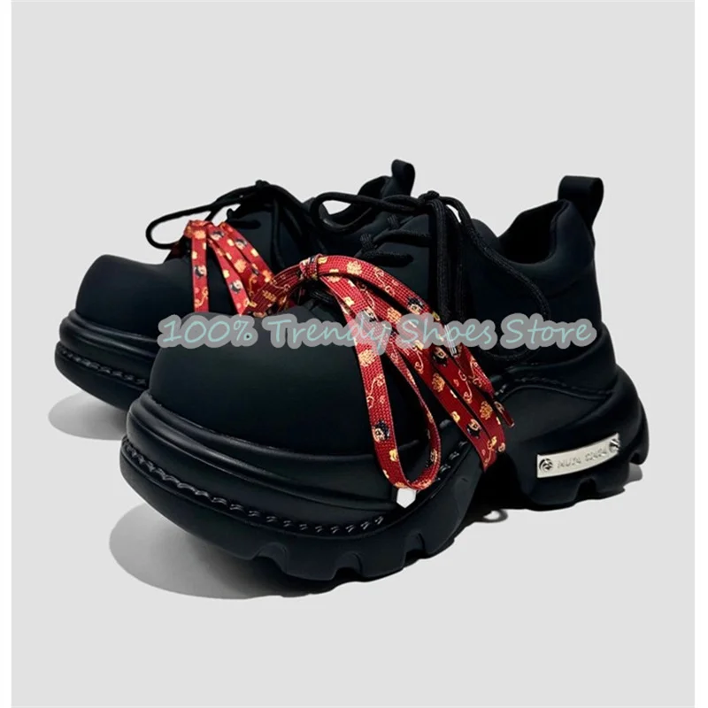 تصميم الأزياء الزهور الكرمة حزام الدانتيل متابعة المتسكعون للنساء مكتنزة أسفل عالية الكعب المعادن ديكور ديربي أحذية سيدة مضخات عادية #3