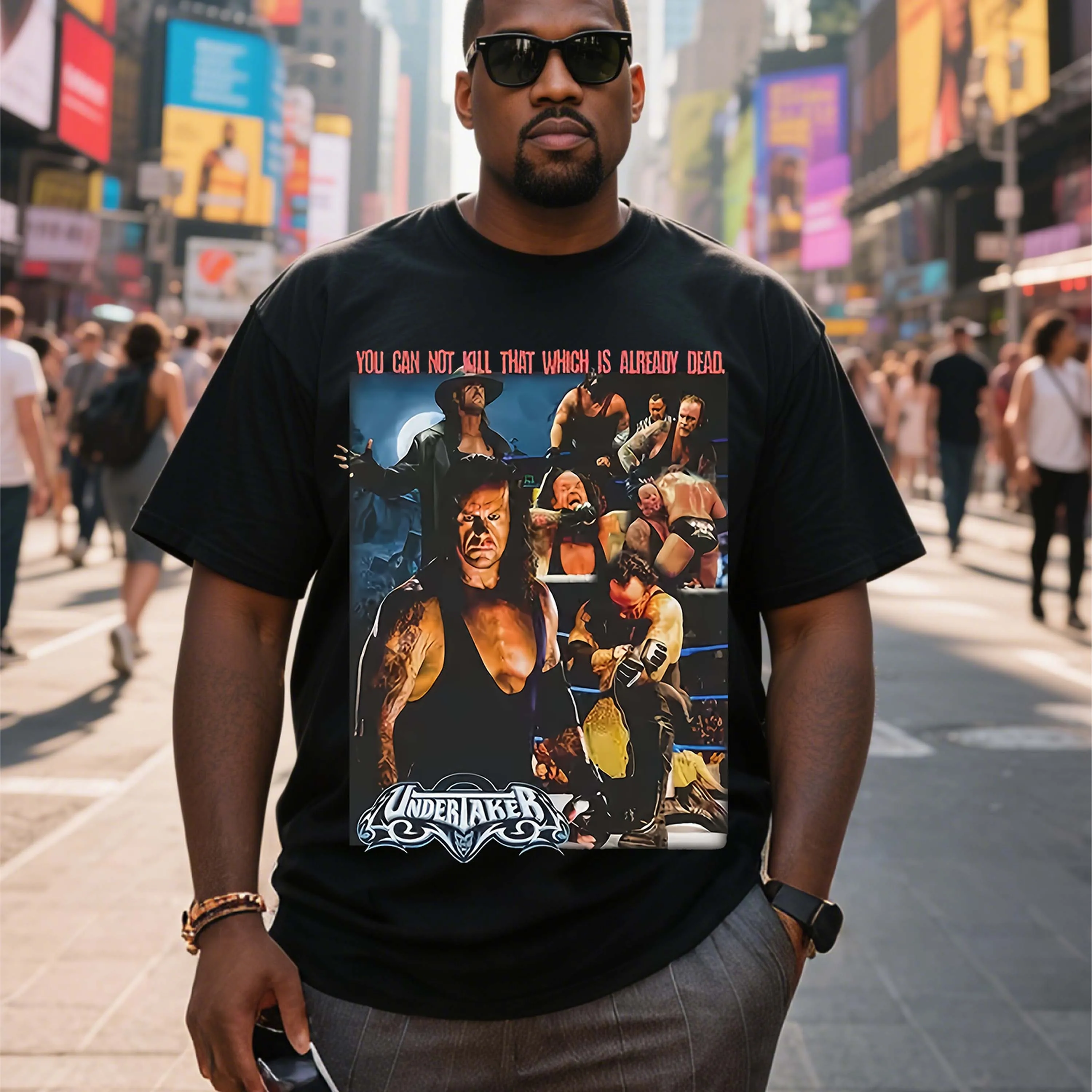 

Коллекция черных футболок больших размеров с графическим рисунком борьбы для мужчин, подходящая для летней одежды для отдыха на открытом воздухе