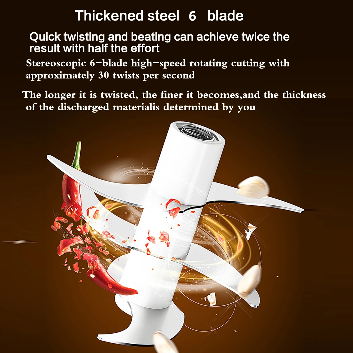 مفرمة ثوم كهربائية 320 مل، مفرمة خضروات، مفرمة طعام صغيرة USB، مفرمة ثوم صغيرة، مفرمة بصل، محضر طعام صغير محمول #5