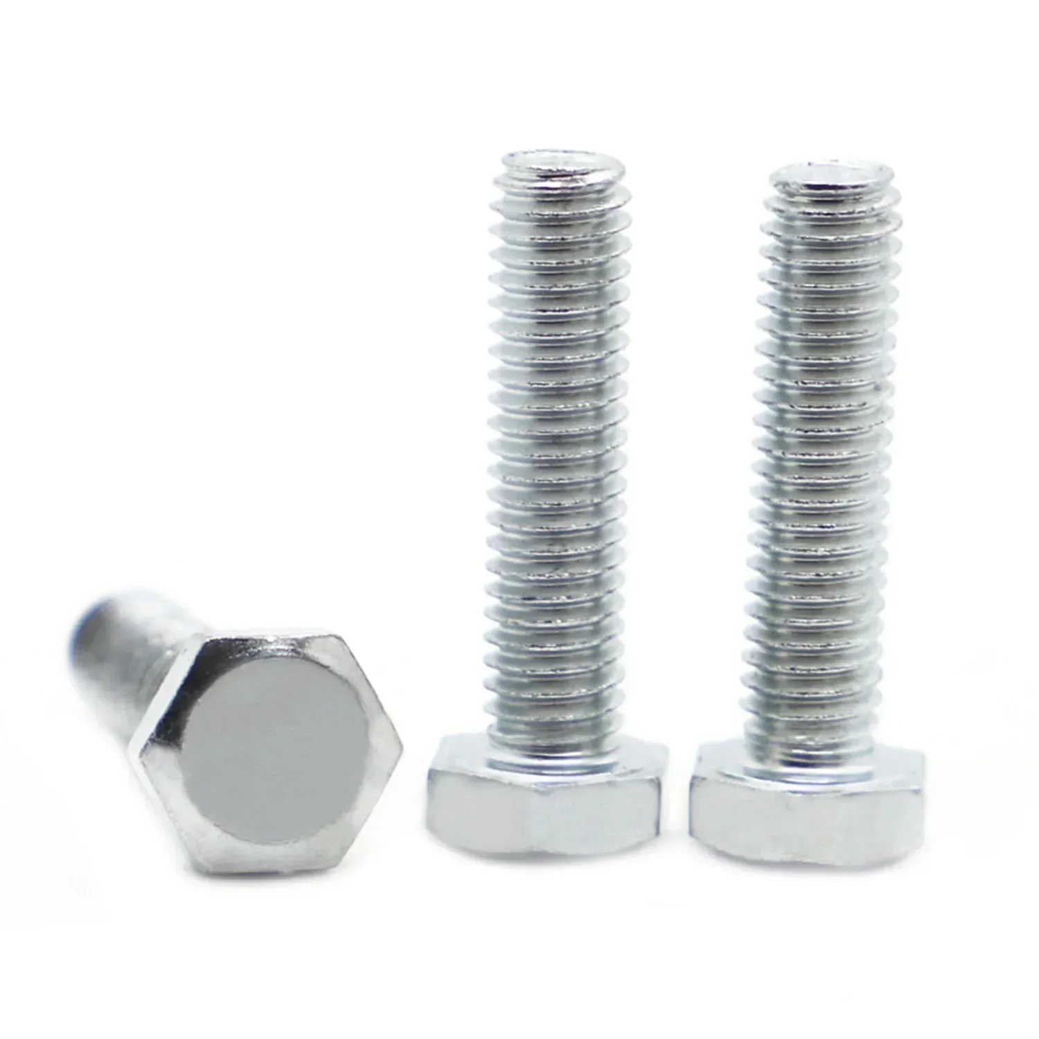 M4 M5 M6 M8 M10 M12 Carbon Steel Metric Thread DIN933 Outside Hex Head Bolt External Hexagon Head Screw
