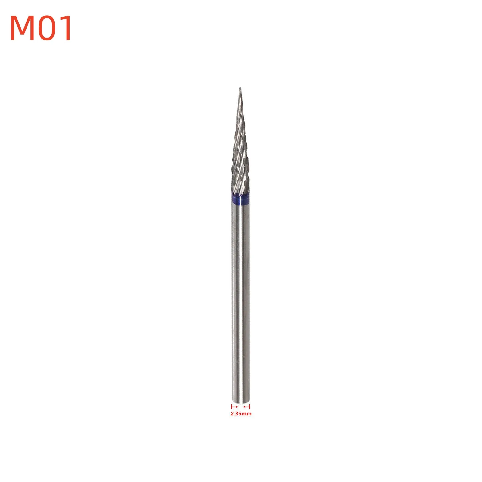 10Types Dental Lab Polishing Bur Drills Tungsten Steel Carbide Burs 2.35MM