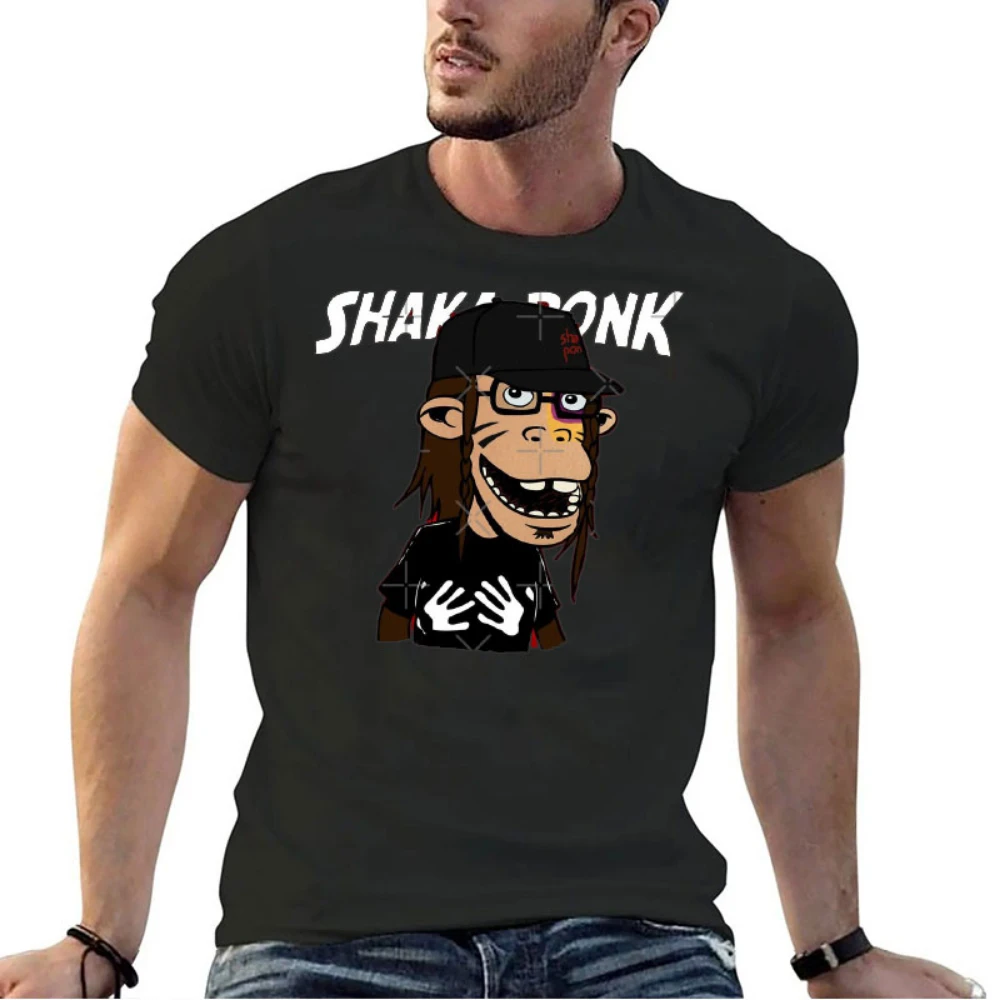 graphic t shirts custom t shirts Shaka Ponk Christmas T-Shirt kawaii clothes Men's clothing summer top slim fit t shirts for men