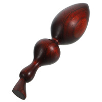 Red Rosewood Acupressure Stick Massage Tool Handheld Massager for Feet Hands Body Relaxation Spa Home Hotel Travel Practical