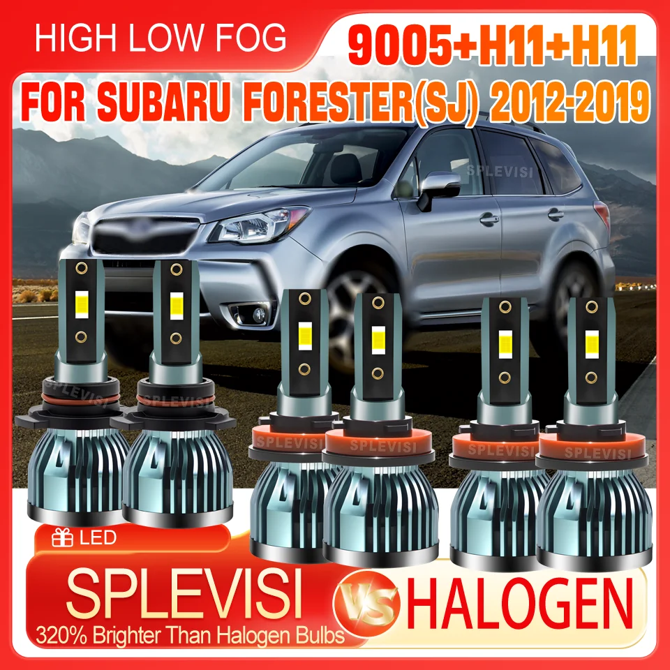 

60000 Hours Lifespan Reliable for Years​ high low beam fog kit For Subaru Forester(Sj) 2012 2013 2014 2015 2016 2017 2018 2019