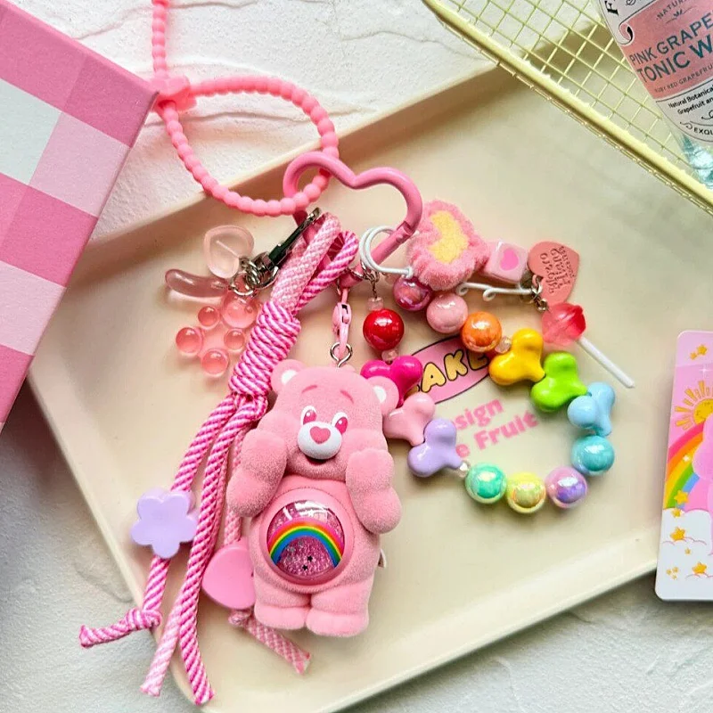 Pop Mart Lovely Bear Colorful Hugs Serie Blind Box Lustiger Anhänger Mystery-Spielzeug Geschenk für Mädchen Anpassbares Geburtstagsgeschenk