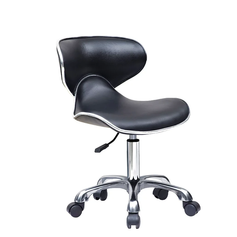 

Fashion Beauty Salon Stool Adjustable Rotating Barber Styling Chair Hair Salon Stool With Wheels