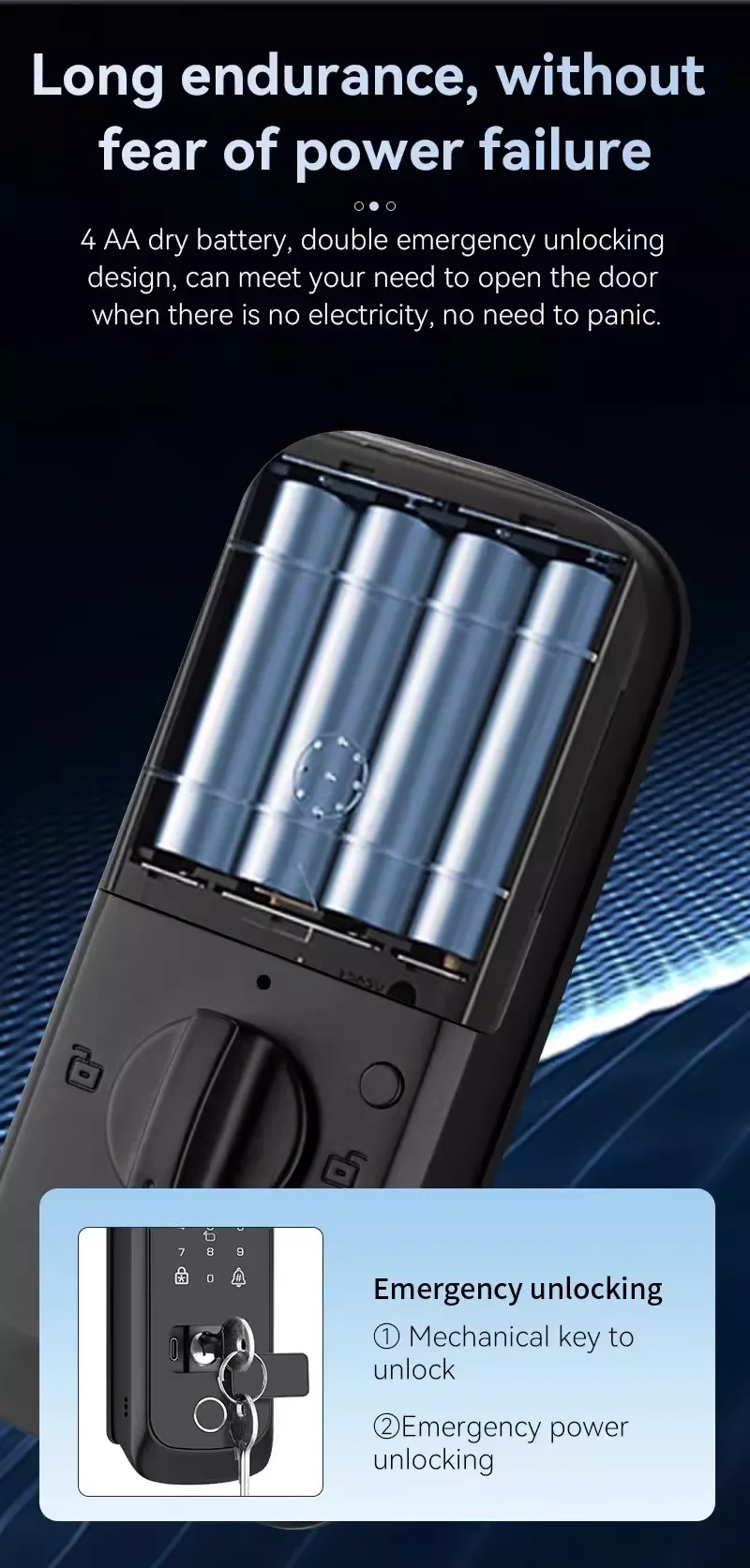 Camera Peephole Smart deadbolt door lock TTlock tuya wifi Fingerprint Code Alexa Google home Digital door lock