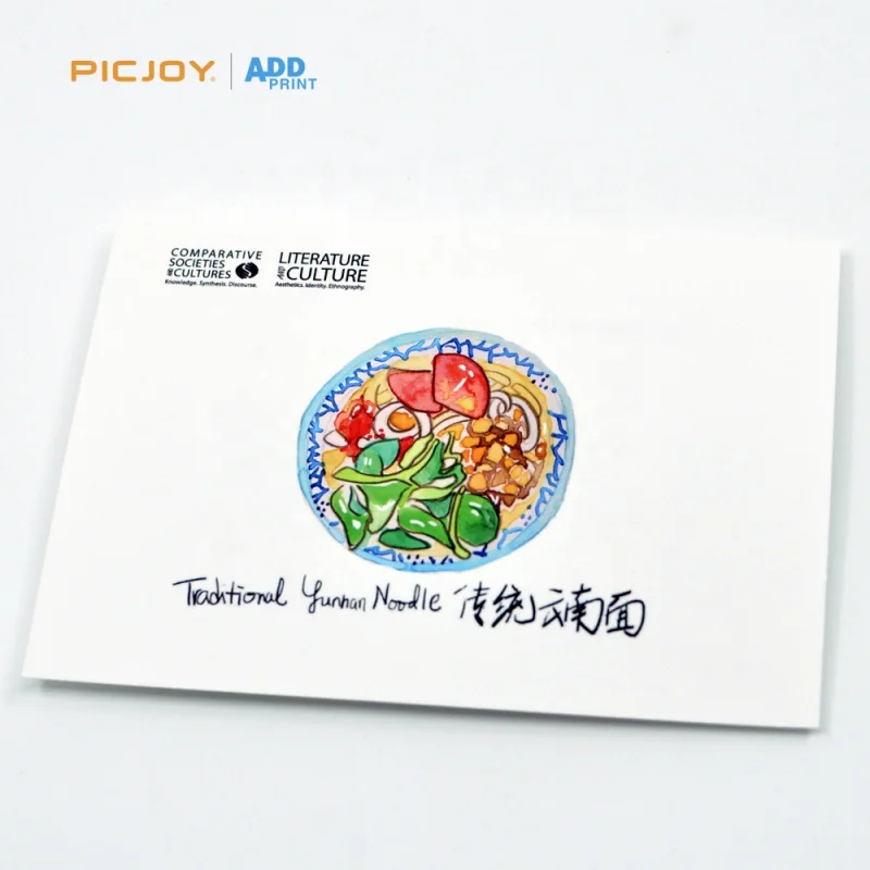 50 0.Zhang.Custom.One side writeable culture postcard color printing