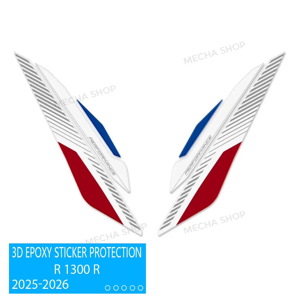 

Комплект аксессуаров для мотоцикла R 1300 R 2025: 3D-наклейки из эпоксидной смолы на бак и боковые части