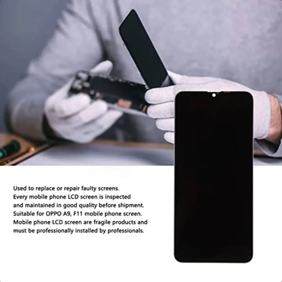 ciciglow LCD-Bildschirm-Ersatz für A9 F11 Digitizer-Baugruppe mit Demontagewerkzeug, professionelle Installation, QC Double Test Befor