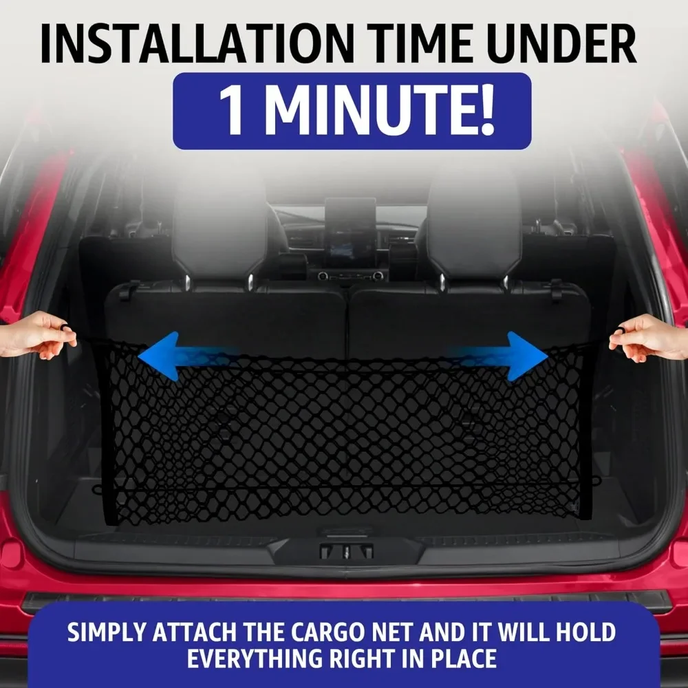 Envelope Style Trunk Mesh Cargo Net for Ford Explorer Base ST XLT 2020-2024 - Car Accessories