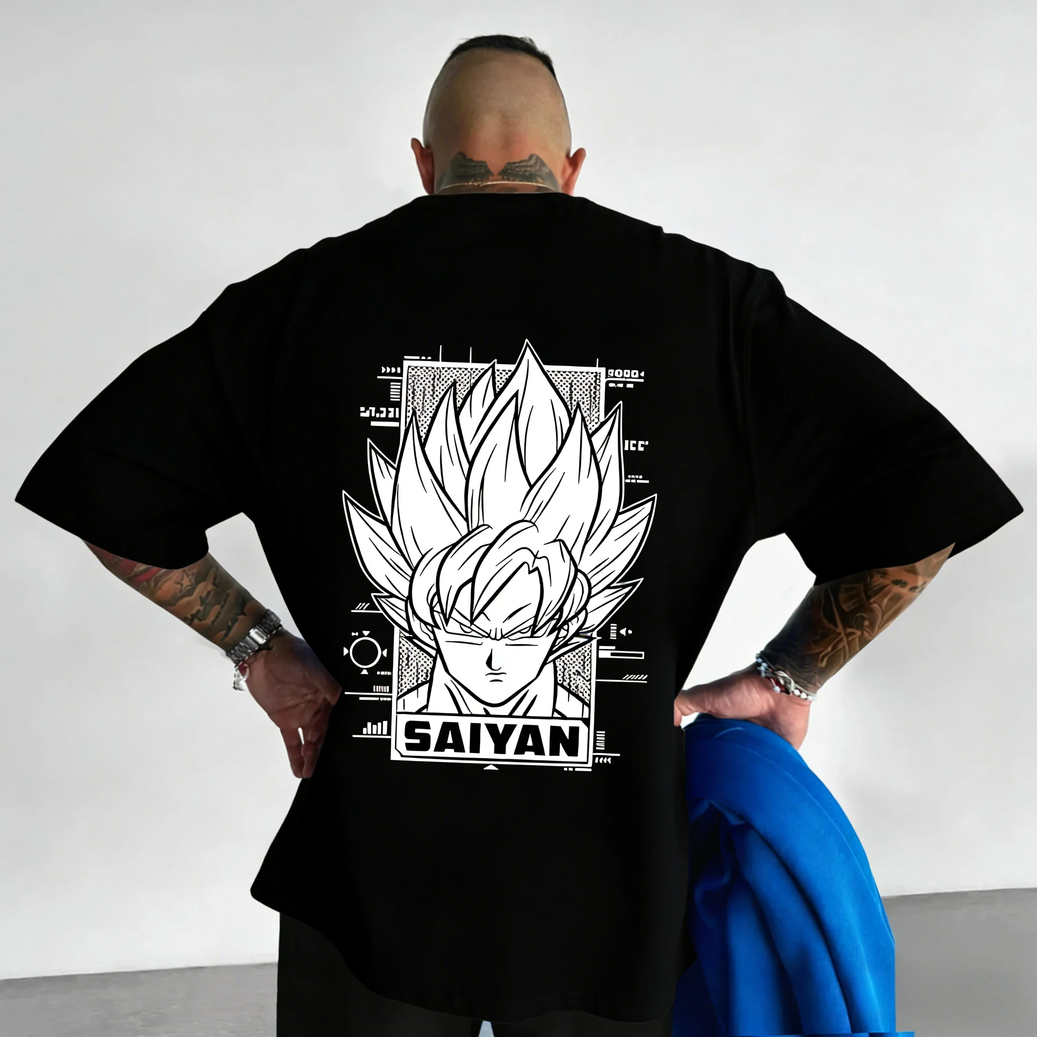 Dragon Ball Animation Goku Rundhals-Kurzarm-T-Shirt 2026 Sommer amerikanisches lockeres und atmungsaktives Sport-Baumwoll-Herren-T-Shirt