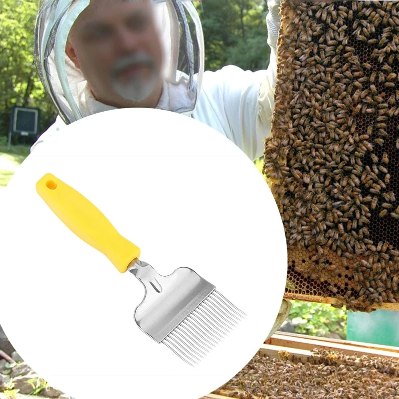 1 Pc Bee Keeping Stainless Steel Honey Comb Beekeeping Tine Uncapping Fork Bee Beekeeping Tool Supplies