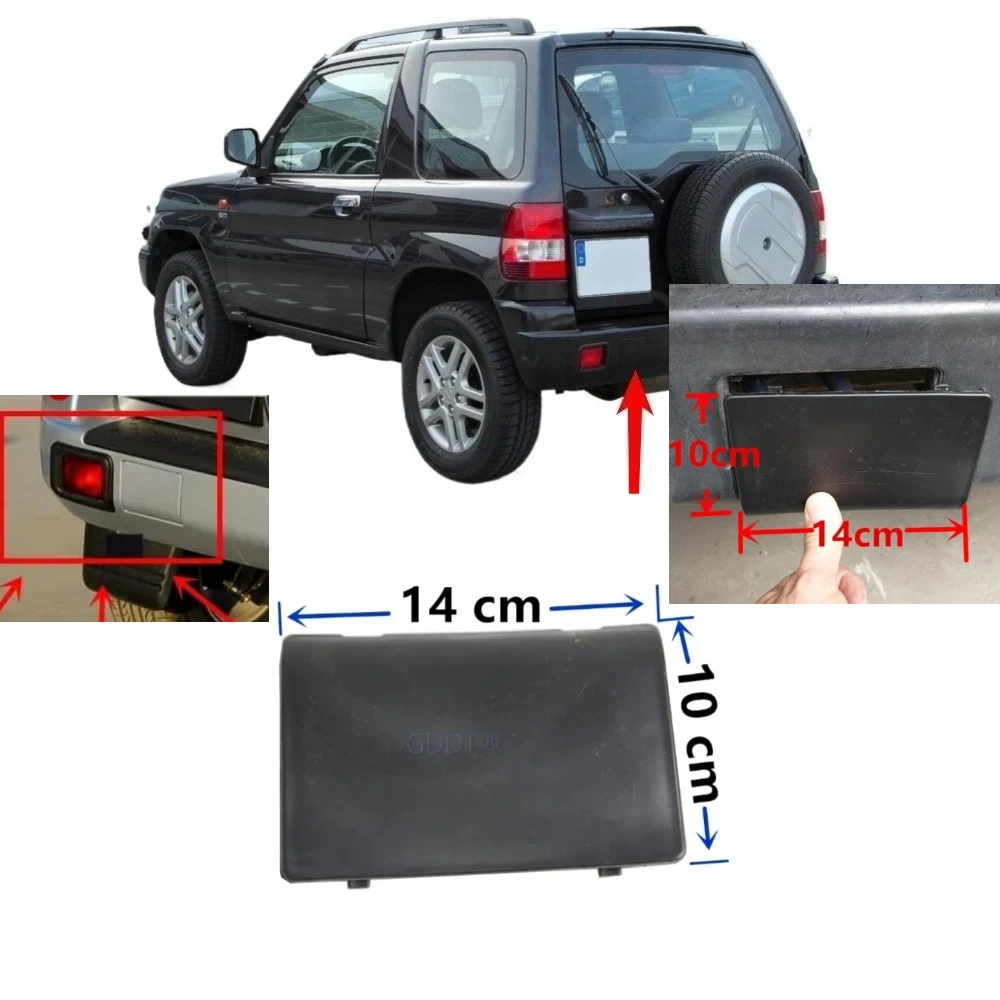 

1 Piece No Painting Rear Bumper Cover for Pajero Mini Tail Tow Cover for Montero Pinin Check Car Pictures MR533419 10-14 Cm