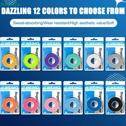 3pcs/Pack Badminton Hand Rubber Wrap Around Handle With Anti-Slip Sweatband Grip Handle Leather Badminton Hand Rubber