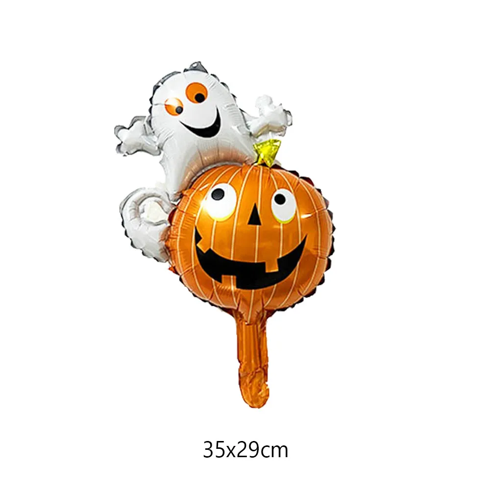 40Pcs Halloween Aluminum Film Ballon Ghost Festival Bat Pumpkin Ghost Balloon Children's Toy Party Home Decor Supplies Wholesale