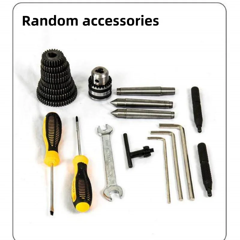3-in-1 Mini Lathe Milling Drilling Combo Machine Multi Speed Benchtop Metal Working Lathe Mill Drill Combo