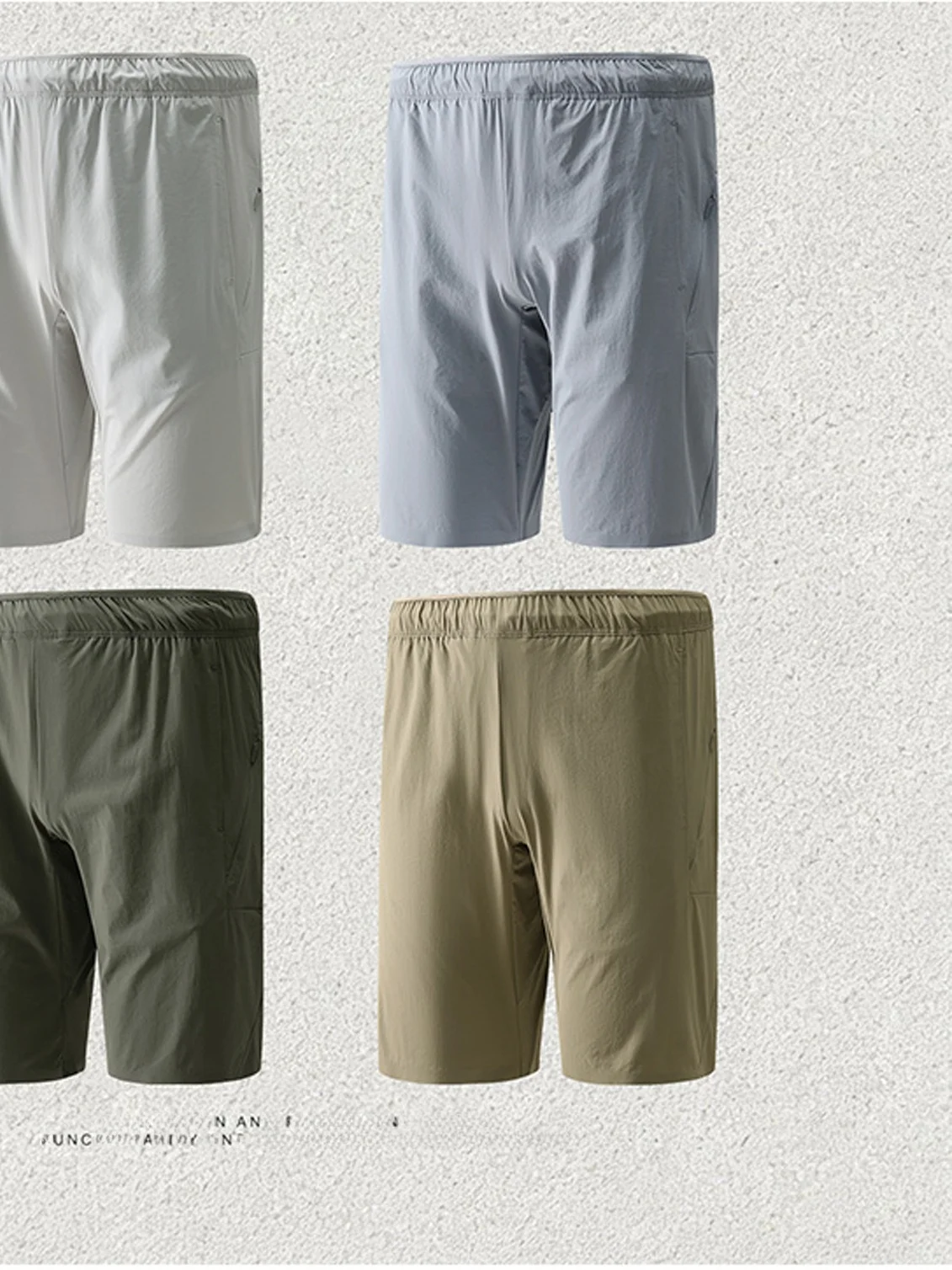 

Comfortable Breathable Outdoor Men's Sport Shorts Elastic Lightweight Dry like New Summer Casual Shorts Elastic Waistband