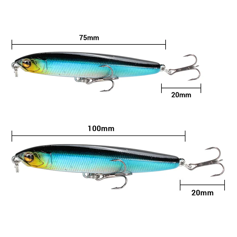 

Fishing Lure Sinking Pencil Minnow Swimbait Bass14g/18g Wobbler Hard Aritficial Bait Fishing accessory, 1Pc