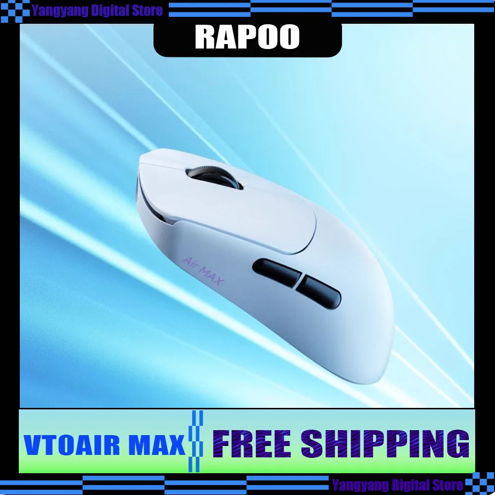 

Rapoo VT0Air MAX Wireless Mouse Dual Mode Double 8k Lightweight 3950 Ergonomics 39g Gamer Mouse Light Micro for Fps Pc Gift