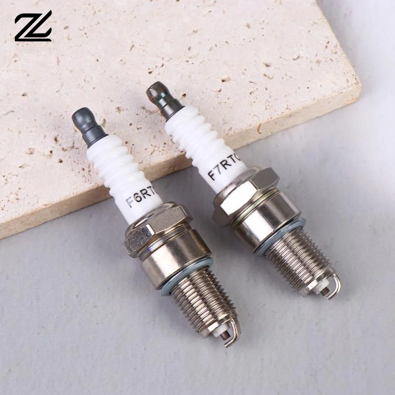 1PC Motorcycle Spark Plug F6RTC For PW50 PW80 PW60 LT50 50cc70cc 90cc 110cc 150cc ATV Quad Moped Scooter Go Kart Dirt