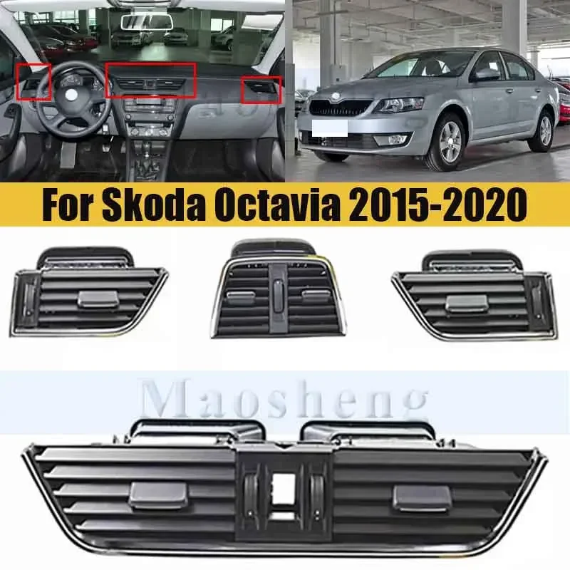 

Center/Side Instrument Panel Air Conditioning Outlet Vent For Skoda Octavia 2015-2020 Dashboard Conditioning Vent Outlet