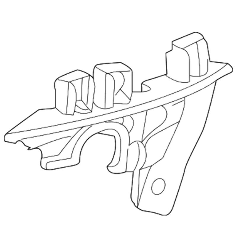 

1 Pair Front Bumper Support Brackets Front Left & Right 51117165179 51117165180 Black ABS For BMW E85 E86 Z4 Series 2003-2008