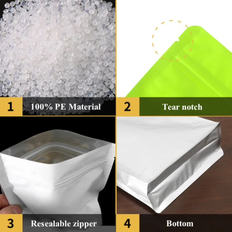 100PCS Aluminum Foil Ziplock W - đánh giá và giá Coffee Tea And Cocoa