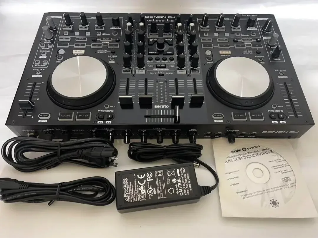 

Летняя скидка 50% Denon mc6000mk2 4-канальный цифровой DJ-контроллер Serato