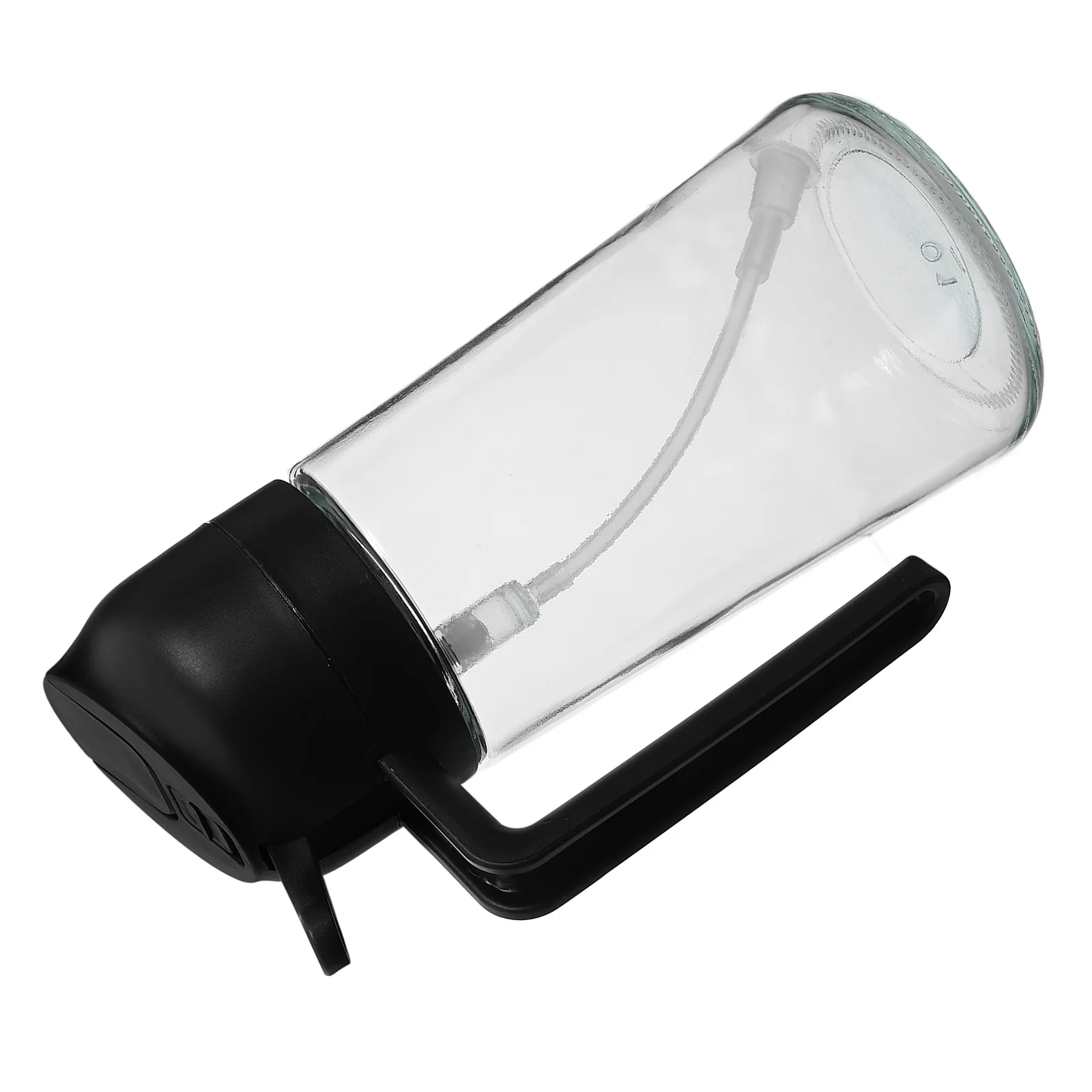 

Glass Oil Sprayer Bottle Clear Portable Press Spray Dispenser for Cooking Kitchen Oil Control Air Fryer Vinegar Mister Bottle