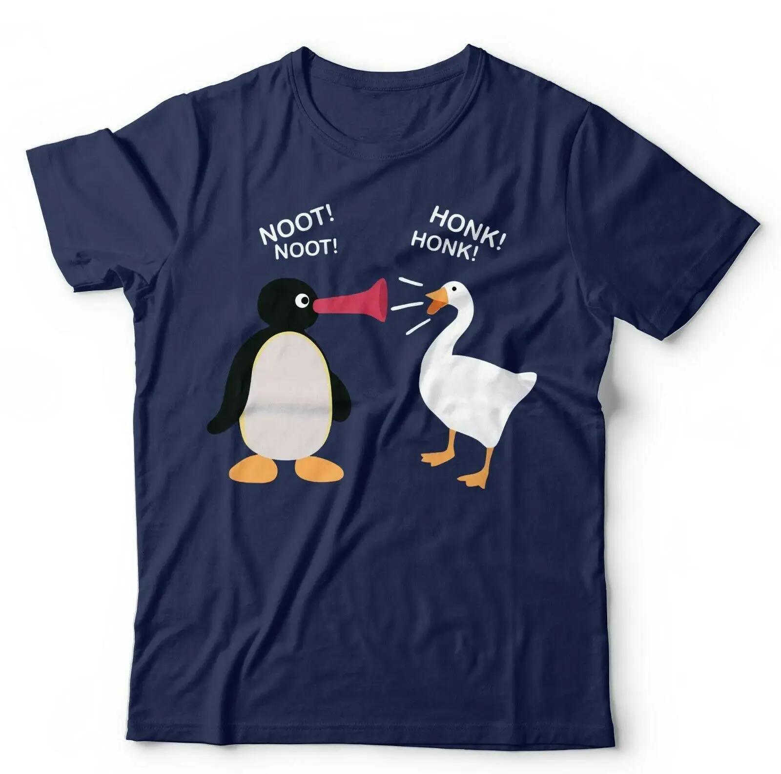 Pingu Tshirt Noot Noot Honk Honk Unisex & Kids Untitled Goose Game Funny