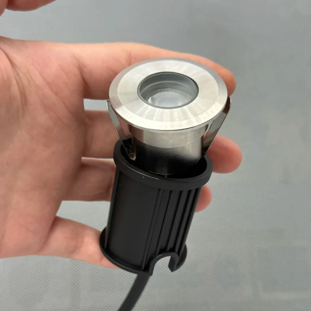 1-10Pcs 12V IP68 Underground LED Light 304 Stainless Steel Low Voltage Outdoor Path Deck Stair Lamp 3000K Waterproof 1W 3W 6W