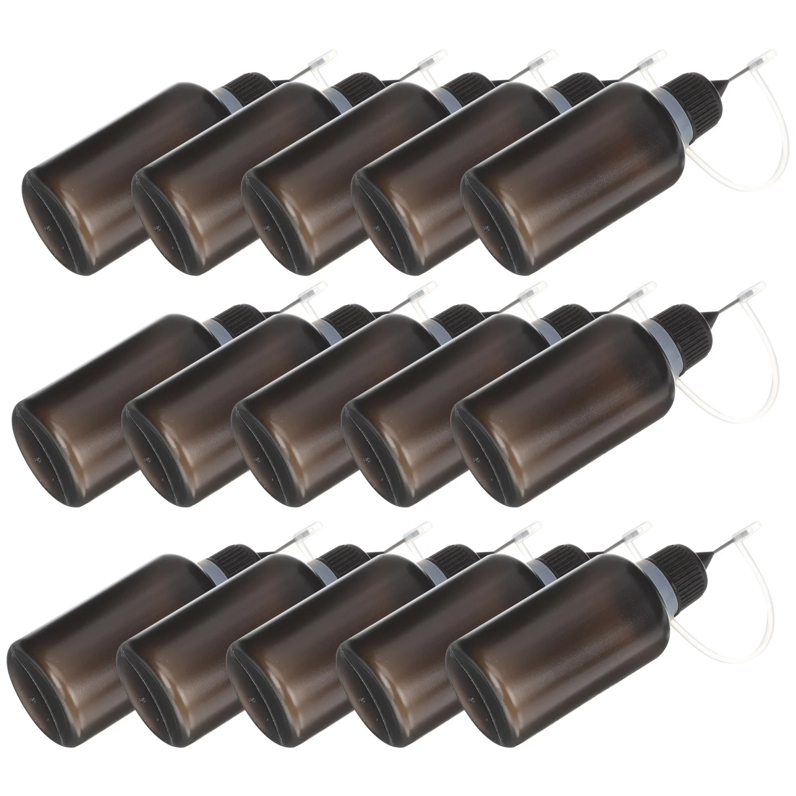 

20pcs Plastic Squeeze Bottle Steel Nozzle For Engine Oil Dispensing Machine Lubricant Applicator Pointed Nozzle Oil Bottles