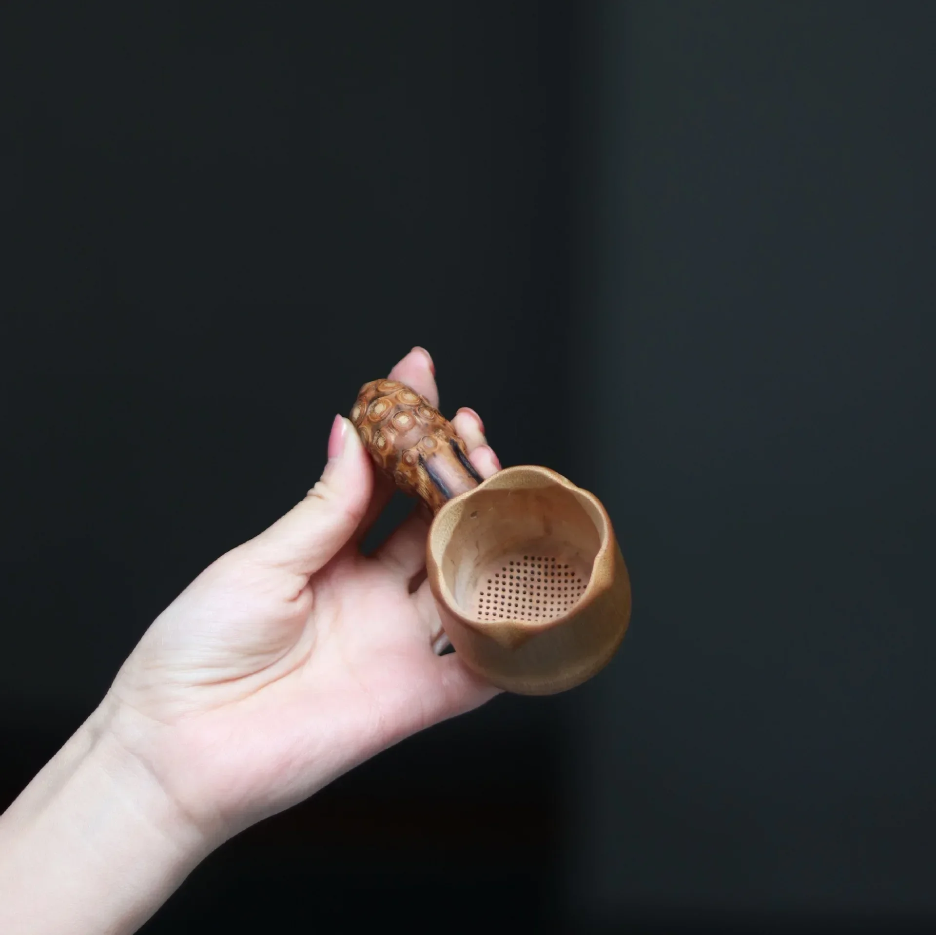 1PCNatural Bamboo Tea Strainer Infuser Filter Infusor Tea Tools Sieve For Tea Brewing  Drinkware Accessories Colander Gadgets
